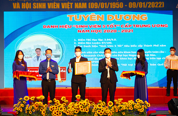 Nguyễn Thanh An Gương  “Sinh viên 5 tốt” tiêu biểu cấp Trung ương năm học 2020 - 2021